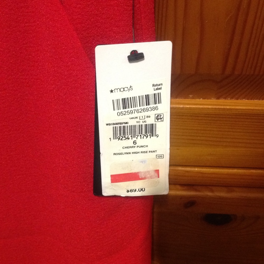 Guess Red Pants - Picture 3 of 3